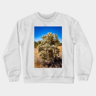 Cholla Cactus along the Apache Trail Crewneck Sweatshirt